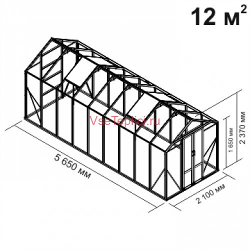 Теплица из стекла Botanik Mini Теплица из стекла Botanik Mini
