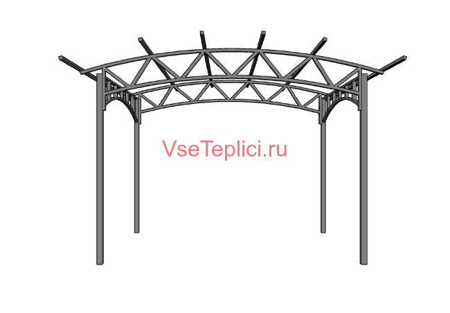 Навес для одного авто