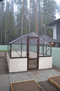 Теплица из стекла Botanik Mini 14 кв м