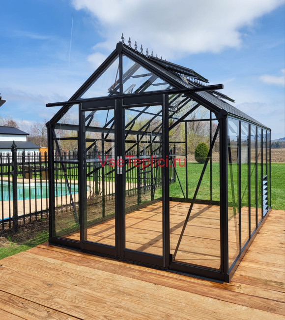 Алюминиевая теплица "TeploGarden" 13 кв. м. 5,46*2,44