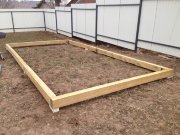 Фундамент из бруса