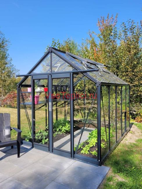 Алюминиевая теплица "TeploGarden" 7 кв. м. 3,04*2,44