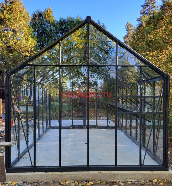 Алюминиевая теплица "TeploGarden" M 15 кв. м. 4,93*3,06 