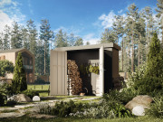 Сборный металлический сарай серии Neo 3*2 м Сборный металлический сарай серии Neo 3*2 м