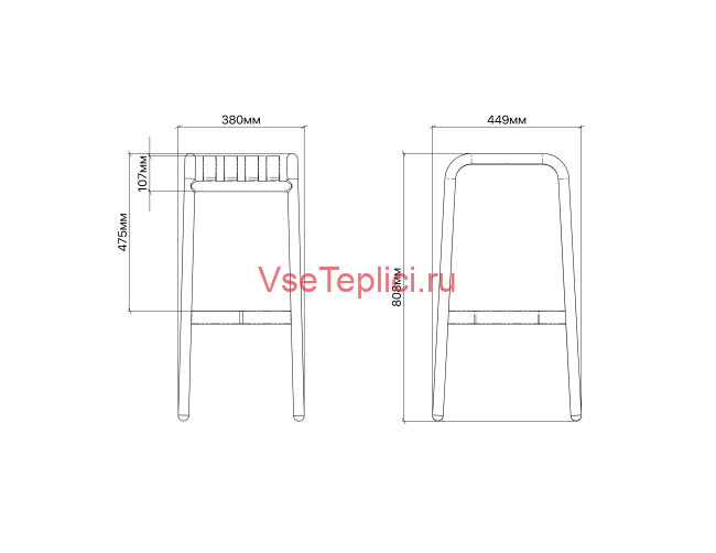 Барный стул Flow