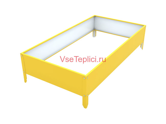 Грядки  оцинкованные профиль СТАНДАРТ высота бортика 17 см