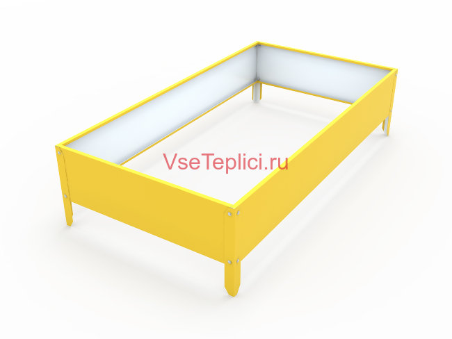 Грядки  оцинкованные профиль СТАНДАРТ высота бортика 17 см