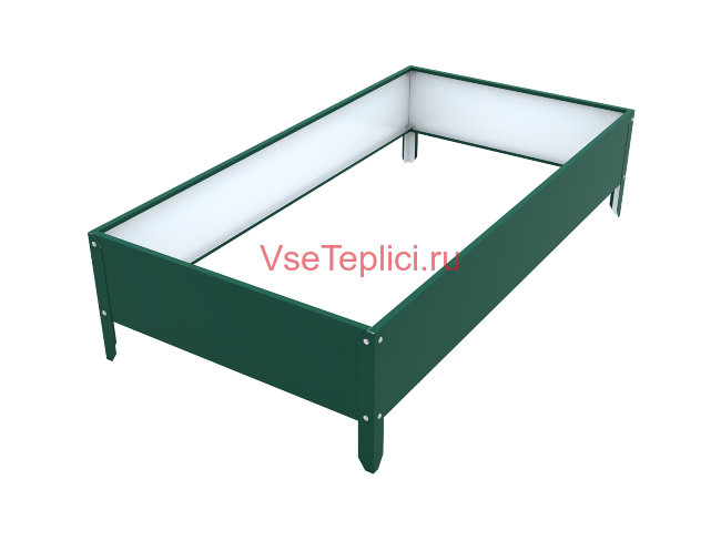 Грядки  оцинкованные профиль СТАНДАРТ высота бортика 17 см