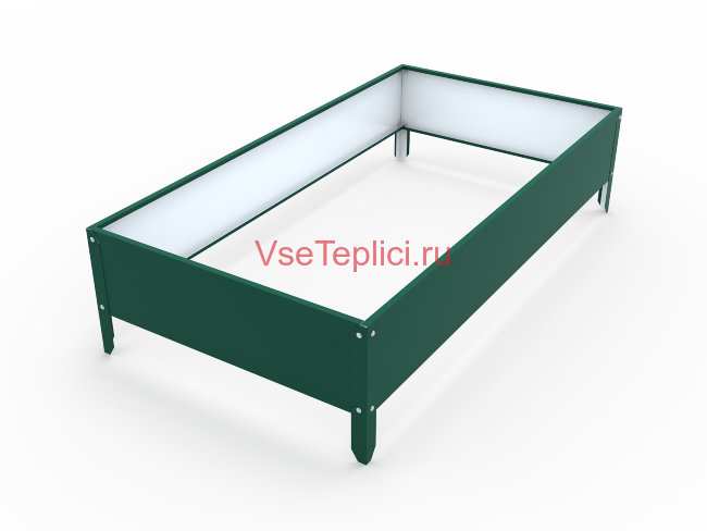 Грядки  оцинкованные профиль СТАНДАРТ высота бортика 17 см