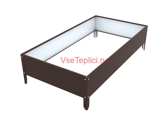 Грядки  оцинкованные профиль СТАНДАРТ высота бортика 17 см