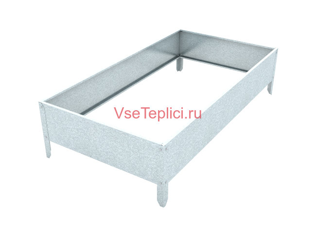 Грядки  оцинкованные профиль СТАНДАРТ высота бортика 17 см