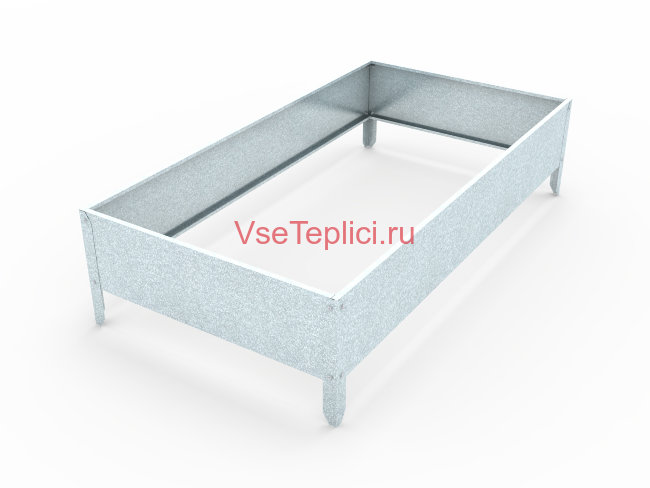 Грядки  оцинкованные профиль СТАНДАРТ высота бортика 17 см