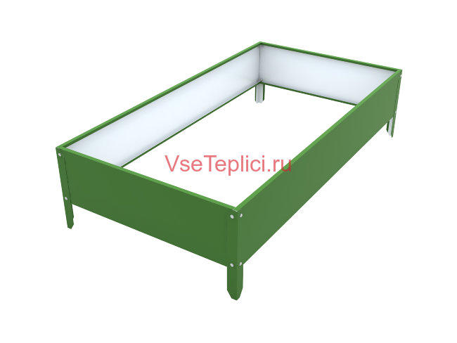 Грядки  оцинкованные профиль СТАНДАРТ высота бортика 23 см