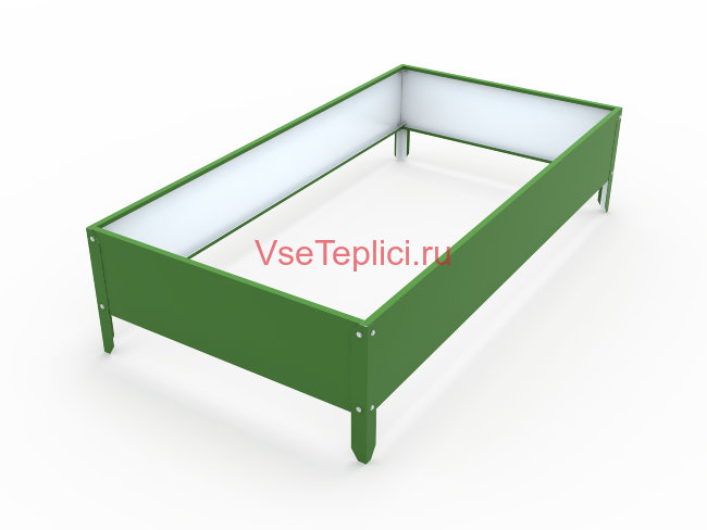 Грядки  оцинкованные профиль СТАНДАРТ высота бортика 23 см